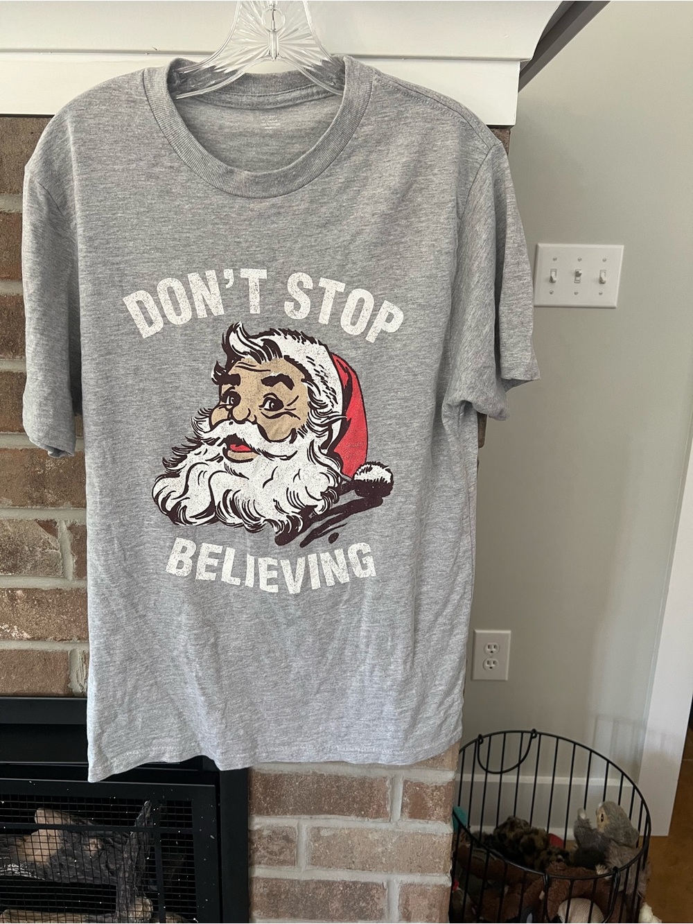 Holiday Time Gray Crewneck Tee - Soft Knit